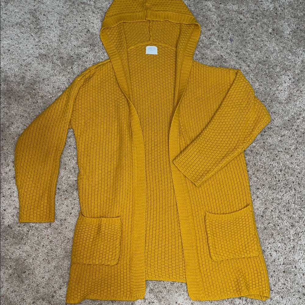 Hooded cardigan